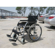 New Design Aluminum Wheelchair Oval-shaped Pipe Most Popular Light Grey Color